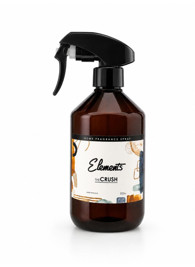Elements Lamicia Elements The Crush Luxury Home Fragrance Spray (500ml) | Premium Long-Lasting Room Freshener & Fabric Spray | Inspired by 5-Star Dubai Hotels | Natural & Eco-Friendly Ambient Scent - Image 3