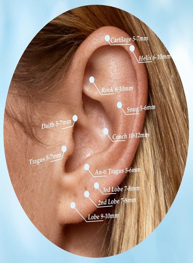 limerencia F136 Hypoallergenic Titanium 18G Internal Thread Piercing Jewelry,6mm 8mm 10mm G23 Flat Back Stud Earring for Women Men Tragus Cartilage Helix Conch Medusa Nose(1PC) - Image 4