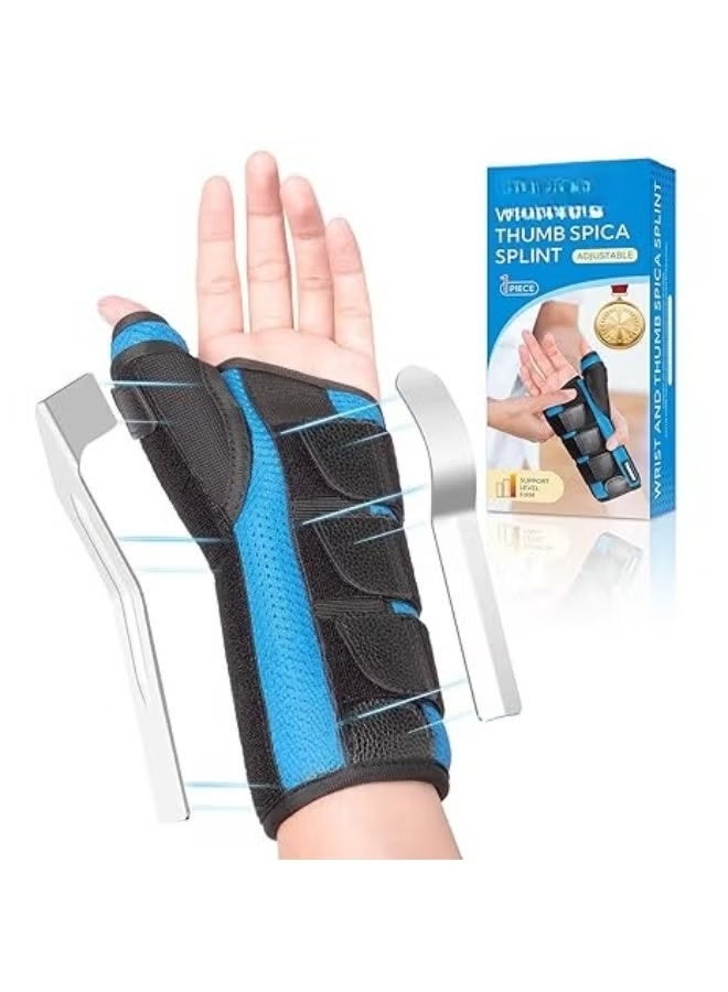 Thumb Spica Splint with Wrist Support for De Quervain’s Tenosynovitis, Carpal Tunnel Syndrome, Trigger Thumb, Arthritis and Wrist Injuries – Left Hand (Medium) - Image 3
