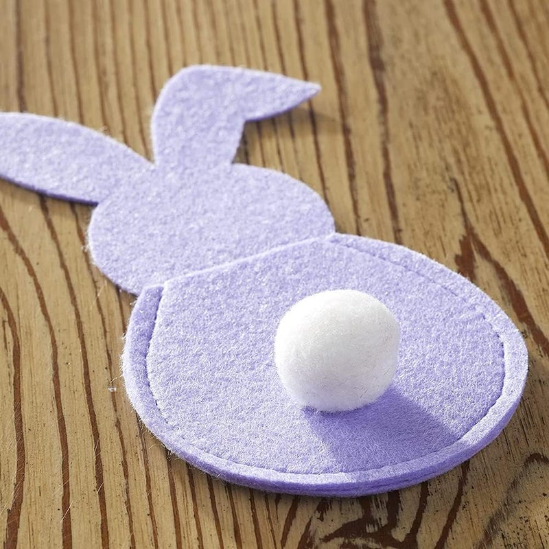 GLOGLOW Easter Table Decor, Felt Cutlery Holders, Easter Bunny Pouch Bags, Perfect for Spring Table Settings (As Shown5) - Image 2