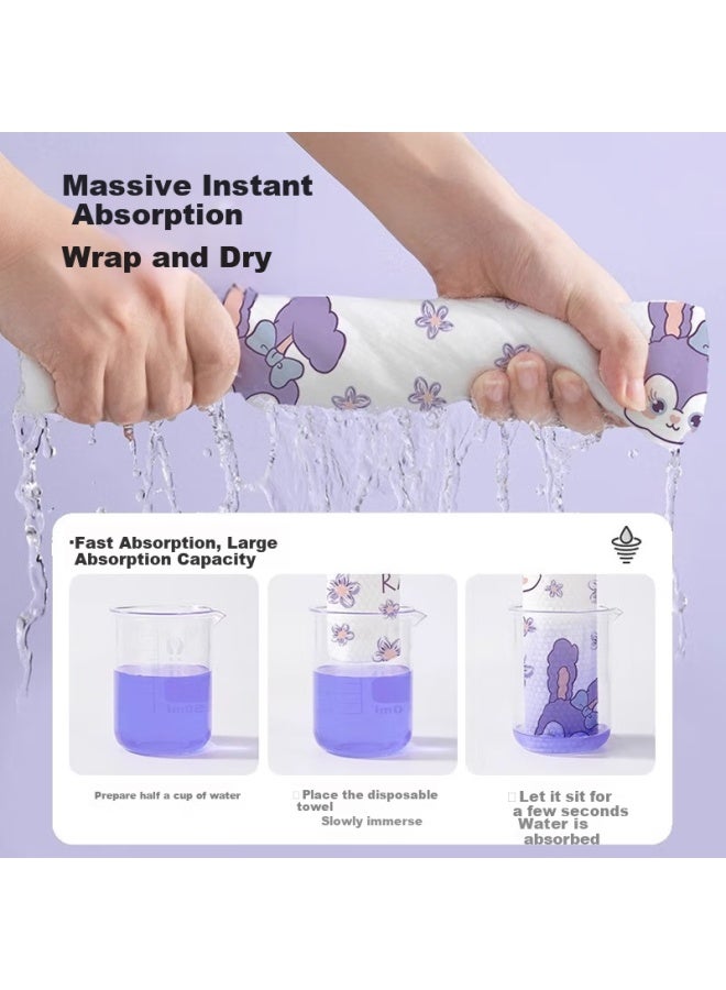 Dr.chu Disposable Bath Towel Soft Thickened Oversized Towel Instant Absorption Hotel Travel Business Portable Bath Towel - Image 2