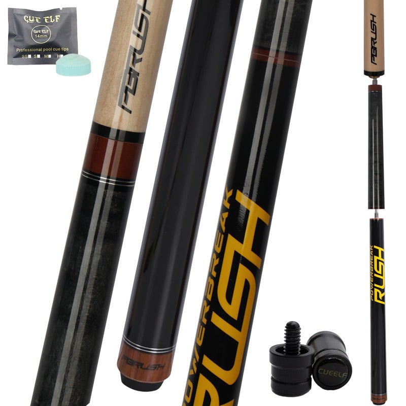 CUEELF Heavy Hitter Jump Break Pool Cue 20oz 21oz 22oz 23oz 3Piece Pool Stick Extra Hard Bakelite Tip for Explosive Breaks and Effortless Jumps - Image 2
