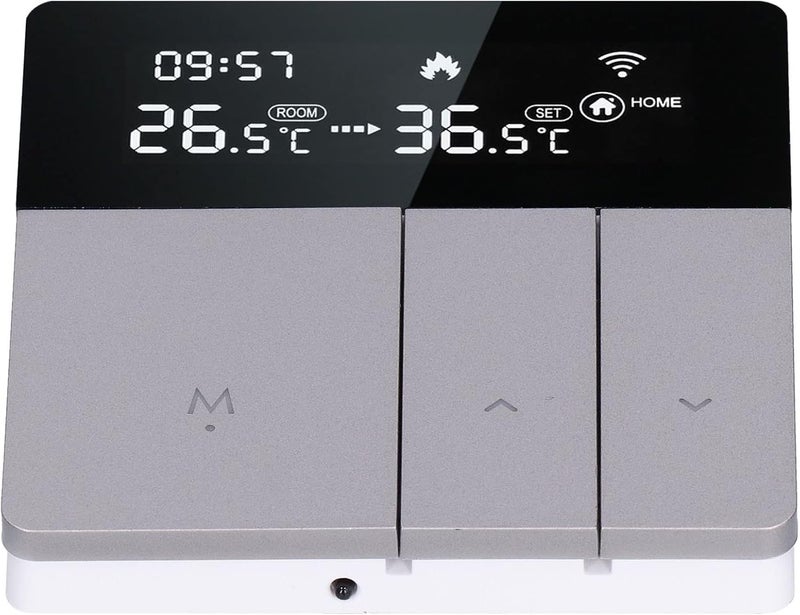 aqxreight Smart Temperature Controller Remote Thermostat Voice Control LCD Screen 95‑230V (GE Plumbing + Heating), aqxreightb7s6yhdafv-13 - Image 1