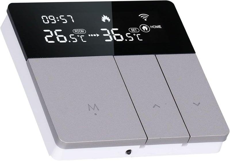 aqxreight Smart Temperature Controller Remote Thermostat Voice Control LCD Screen 95‑230V (GE Plumbing + Heating), aqxreightb7s6yhdafv-13 - Image 2