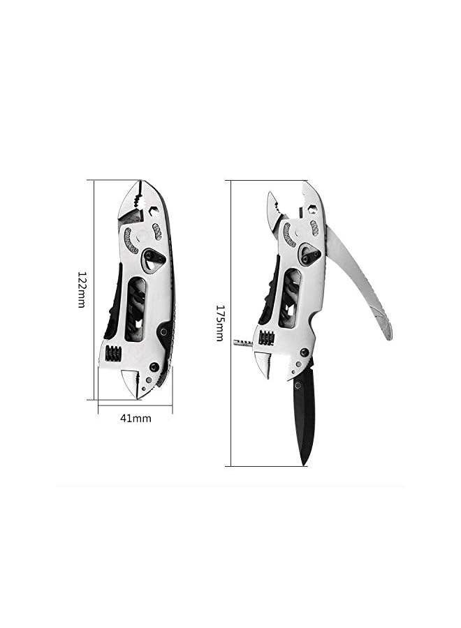IAF Pliers Pocket Knife Screwdriver Set Kit Adjustable Wrench Jaw Spanner Repair Survival Hand Multi Tools Mini - Image 3
