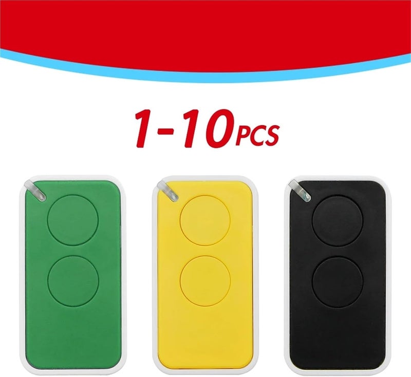 Garage Door Remote, 1-10pcs 433Mhz 433.92Mhz Rolling Code Garage Door Remote Control(Green-3pcs) - Image 4