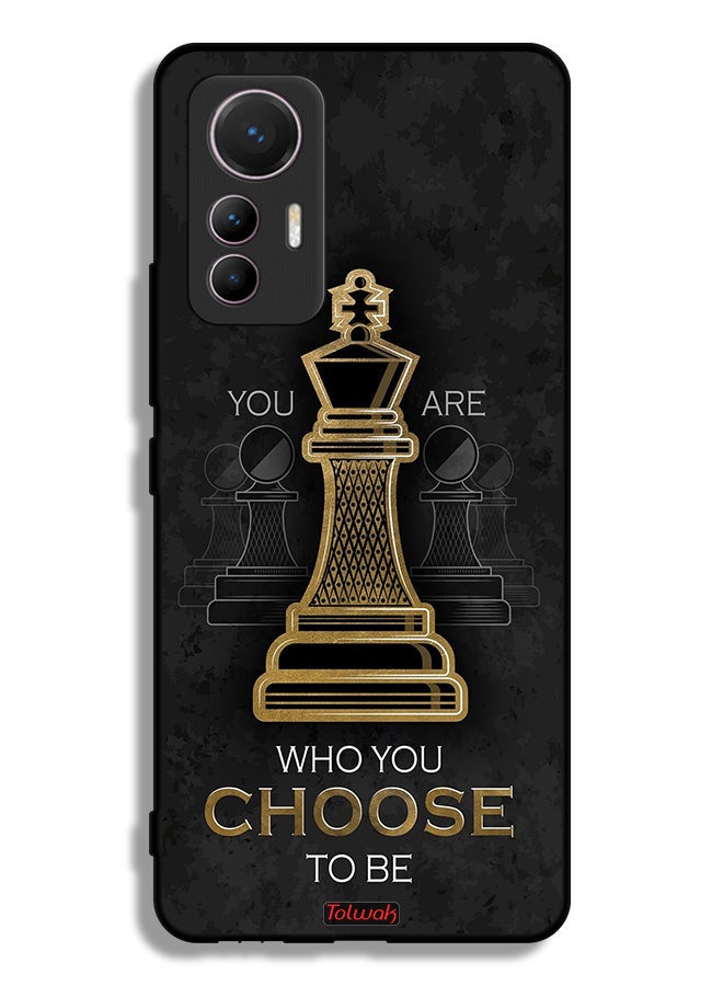 Tolwak Xiaomi 12 Lite Protective Case Cover You Are Who You Choose To Be - Image 2