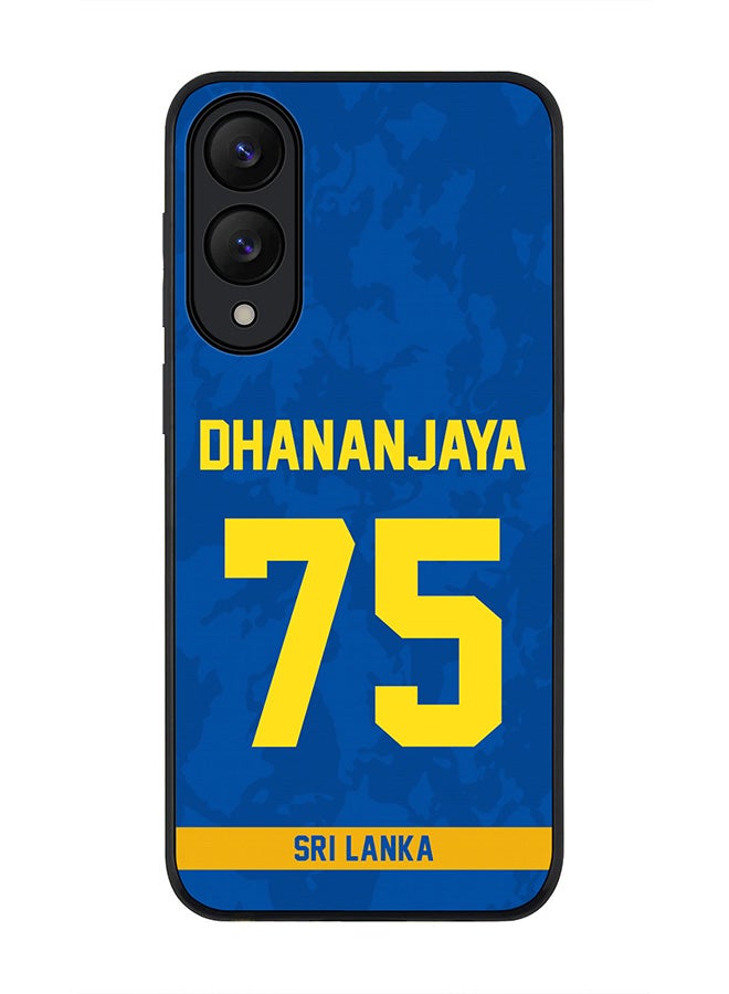 Stylizedd For Samsung Galaxy S25 Edge Case,Slim fit Camera Protection, Shockproof Thin Phone cover  - Sri lanka Dhananjaya de Silva Jersey No 75