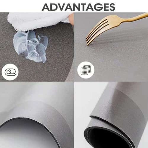Proxin Kitchen Mats for Floor Anti Slip, 2 Pcs Kitchen Mats, Waterproof Memory Foam Kitchen Rugs, Waterproof Standing Runner for Bathroom - Image 4