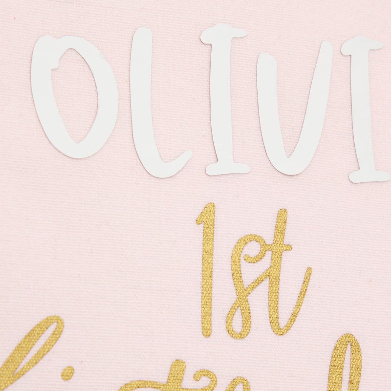 Sparkle and Bash Sparkle and Bash Custom 1st Birthday Backdrop for Girls (10 x 11.75  Pink)  - Image 4