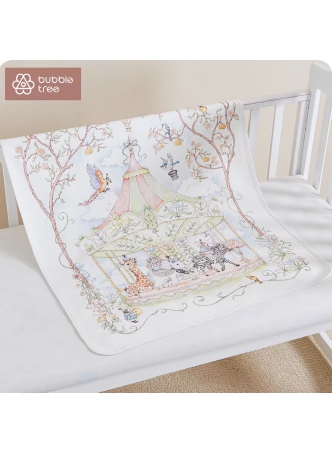 Bubble Tree Baby Diaper Pad, Newborn Waterproof Breathable Washable, Large Size Children's Nursing Bed Mat, 120*60cm - Image 3