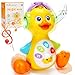 Tsomtto Baby Musical Light Up Duck Toy Baby Toys 036912 Months Dancing Crawling Tummy Time Toys Newborn Infant Learning Toy Gifts for 0 3 4 5 6 7 8 Month Old Baby Boys Girls - Image 2