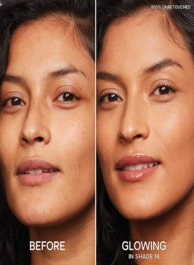 سايي ساي   خافي عيوب البشرة سليب تينت توتال راديانت مع النياسيناميد، 14 - متوسط ​​إلى متوسط/أسمر مع ألوان تحتية ذهبية 5 مل - لمسة نهائية مشرقة ومرطبة - Image 3