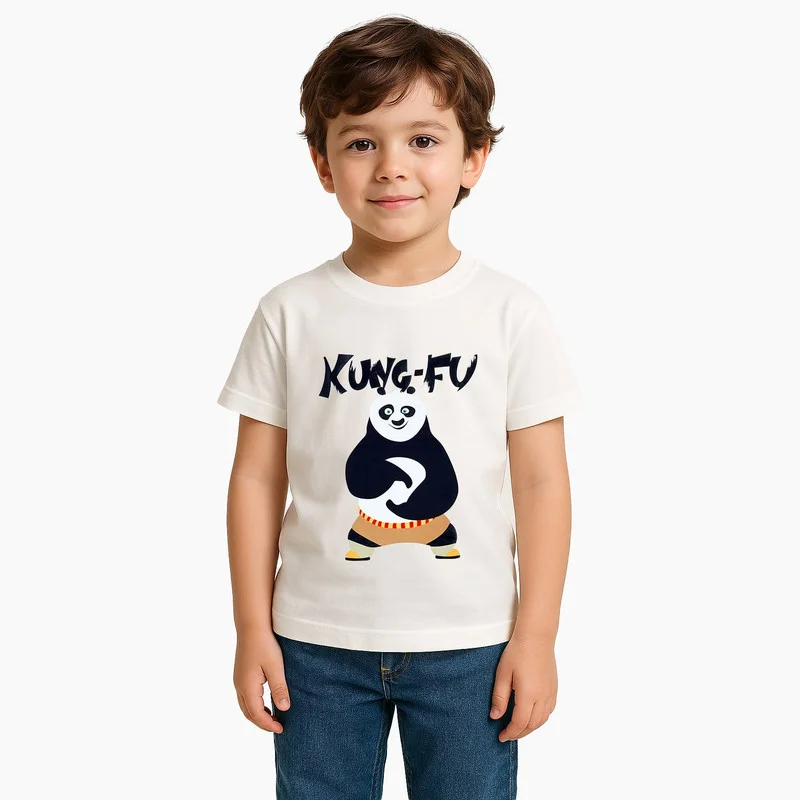 يونيفرسال Universal Kung-Fu Panda Kids Boy's Short Sleeve T-Shirt