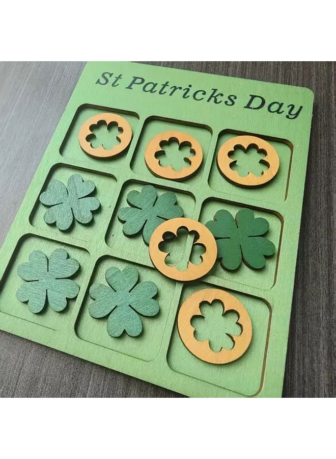 St Patricks Day Tic Tac Toe Game With Decorations And Board - Image 2