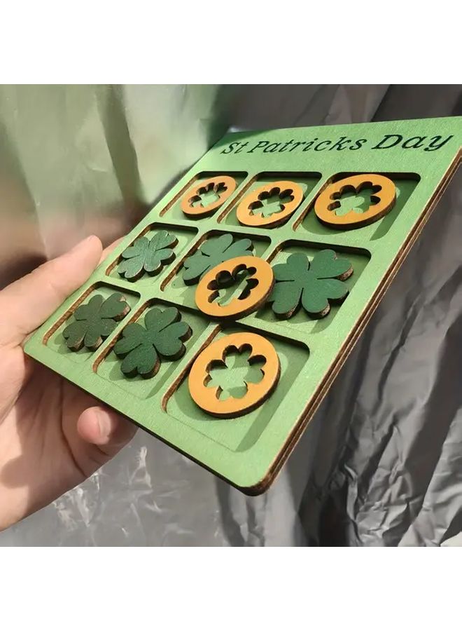St Patricks Day Tic Tac Toe Game With Decorations And Board - Image 4