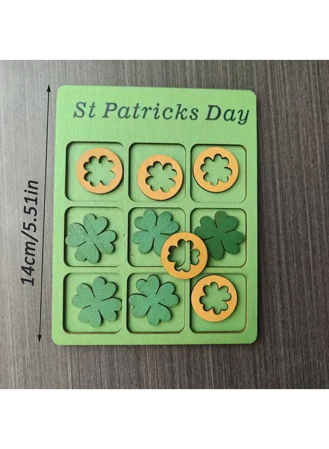 St Patricks Day Tic Tac Toe Game With Decorations And Board - Image 3
