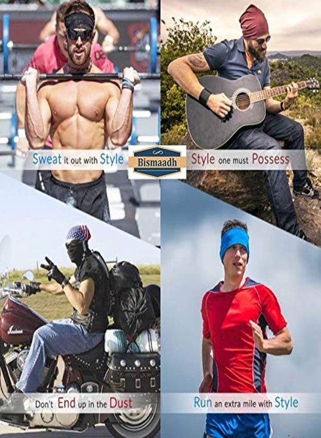 BISMAADH Headwear, Bandana, Neckgaiter, Headwrap Headband Balclava Magic Scarf - Unisex - Image 2