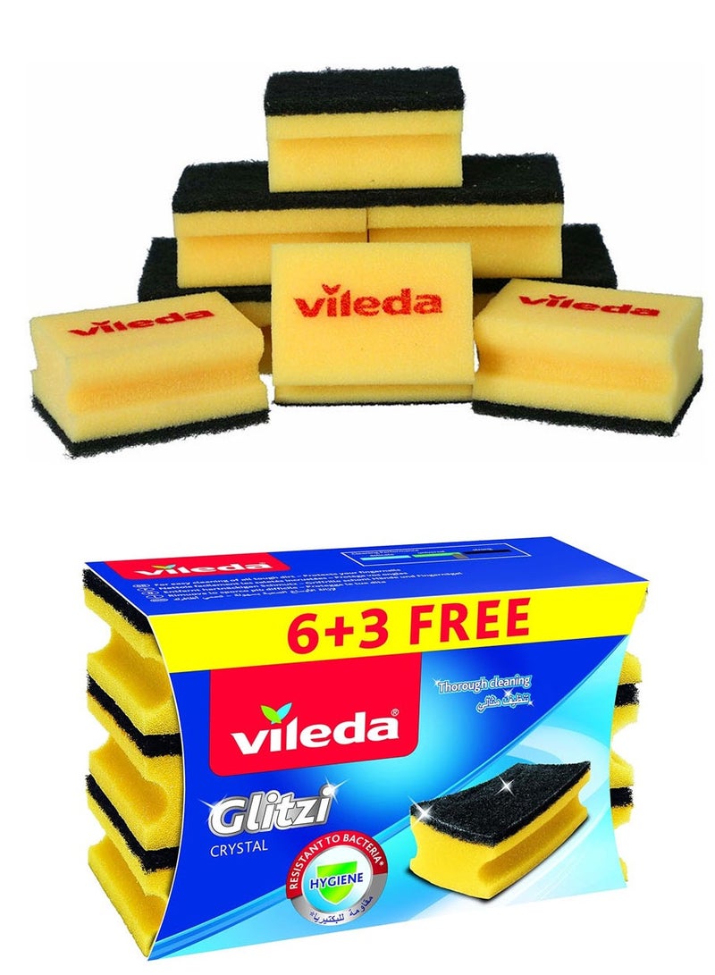 فيليدا مجموعه من 9 إسفنج  جلي كريستال فيليدا - Image 1