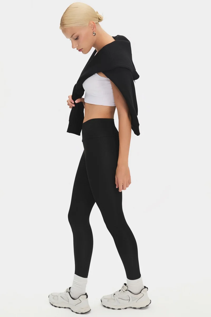 JUNE Women's Cross Waist Detailed Slimming Sports Leggings