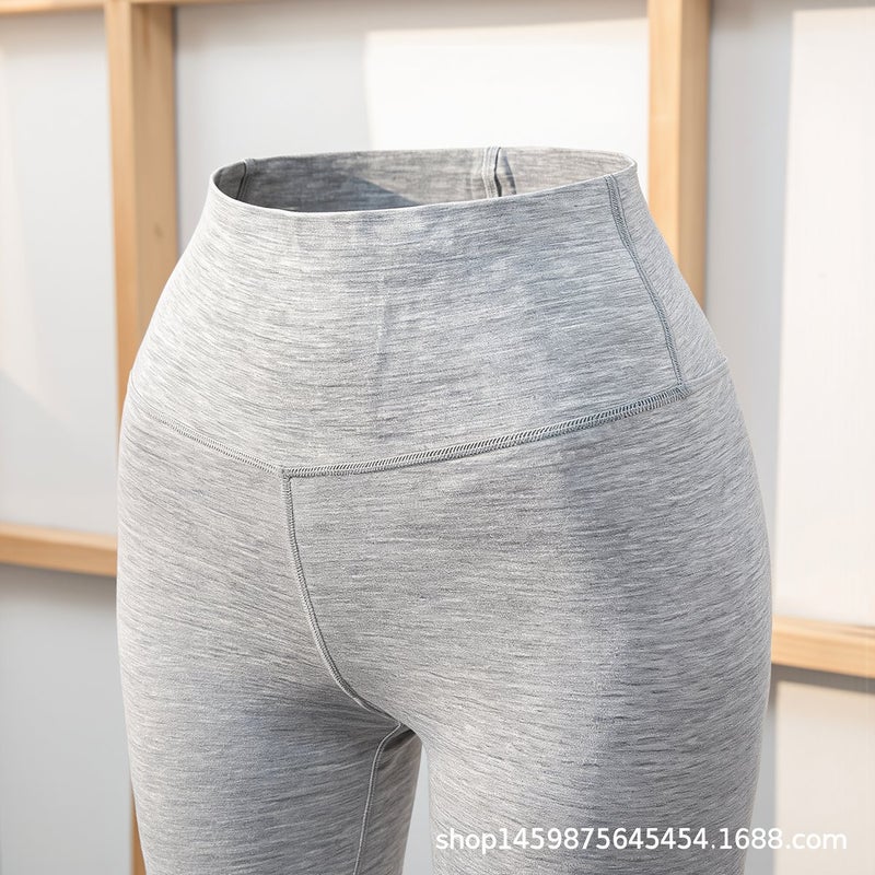 Capri Leggings for Women Multi Occasion Workout Yoga Travel Casual Home Gray M - Image 5