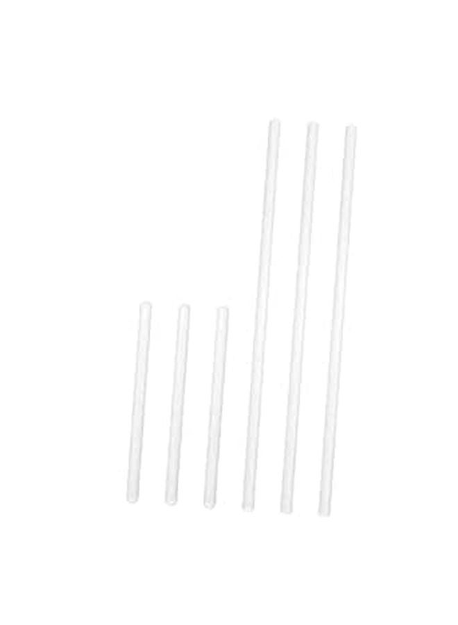 6Pcs Borosilicate Glass Stir Rods Heat Resistant Laboratory Stirring Tools For Mixing Liquids - Image 1