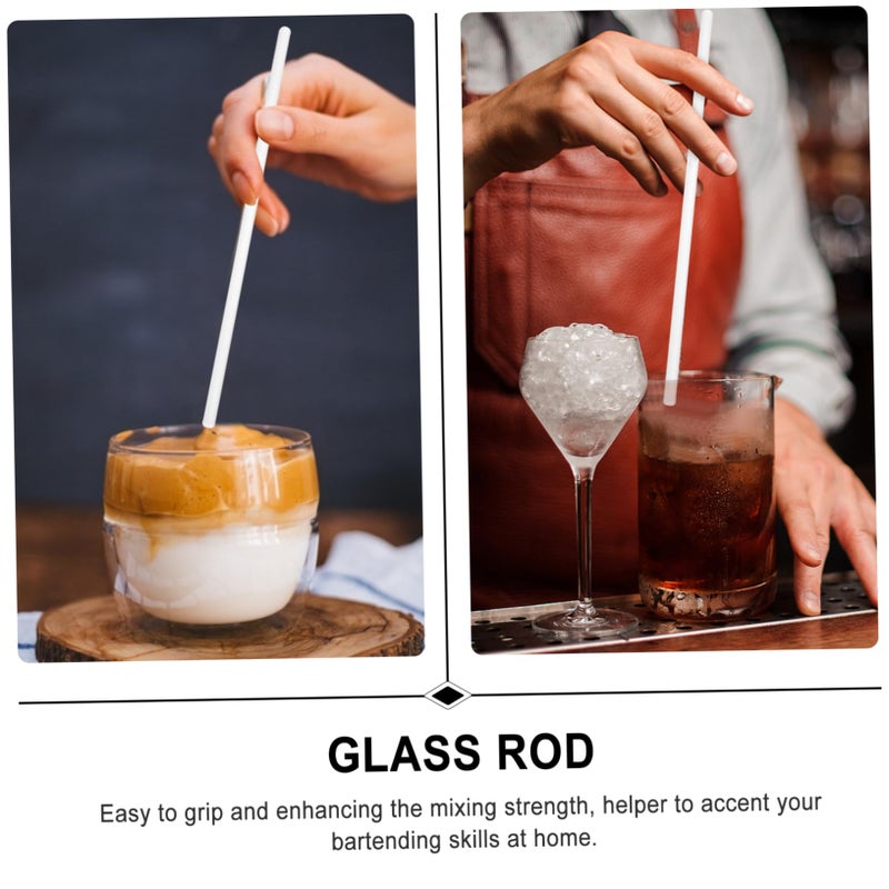 6Pcs Borosilicate Glass Stir Rods Heat Resistant Laboratory Stirring Tools For Mixing Liquids - Image 4