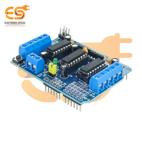 Electronicspices Electronic Spices L293D 4-Channel DC Motor Driver Shield For Microcontrollers-4 Channel Driver (Pack of 1) - Image 2