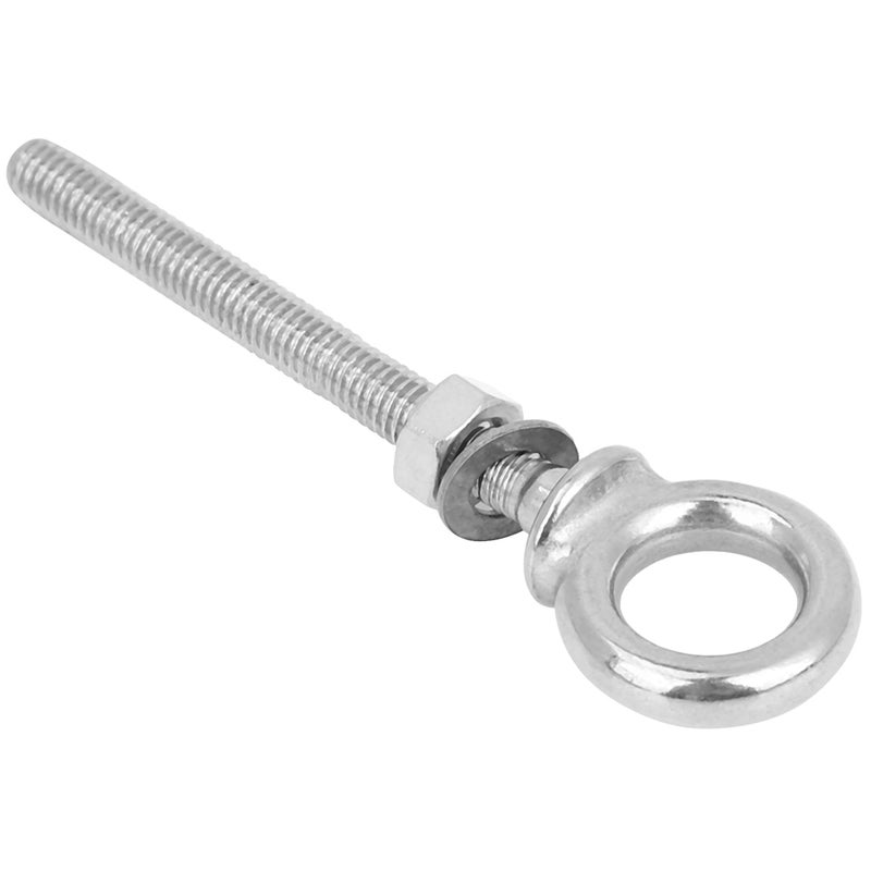 316 Stainless Steel Heavy Lifting Long Eye Bolt Screw Loop Hole for Cable Rope (ZWS6705-6) - Image 2