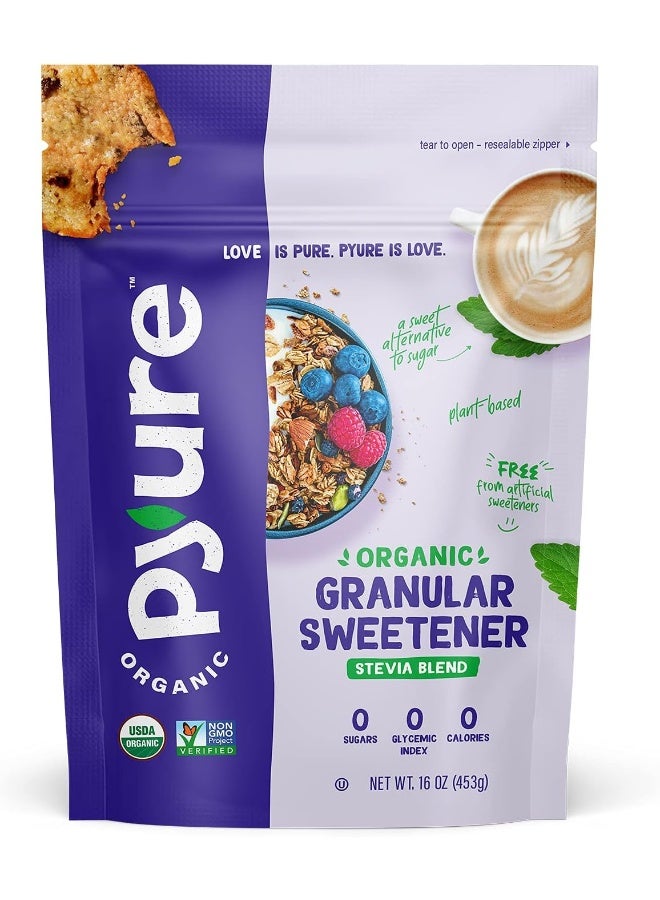 Pyure Organic Granular Sweetener, Stevia Blend - Image 1