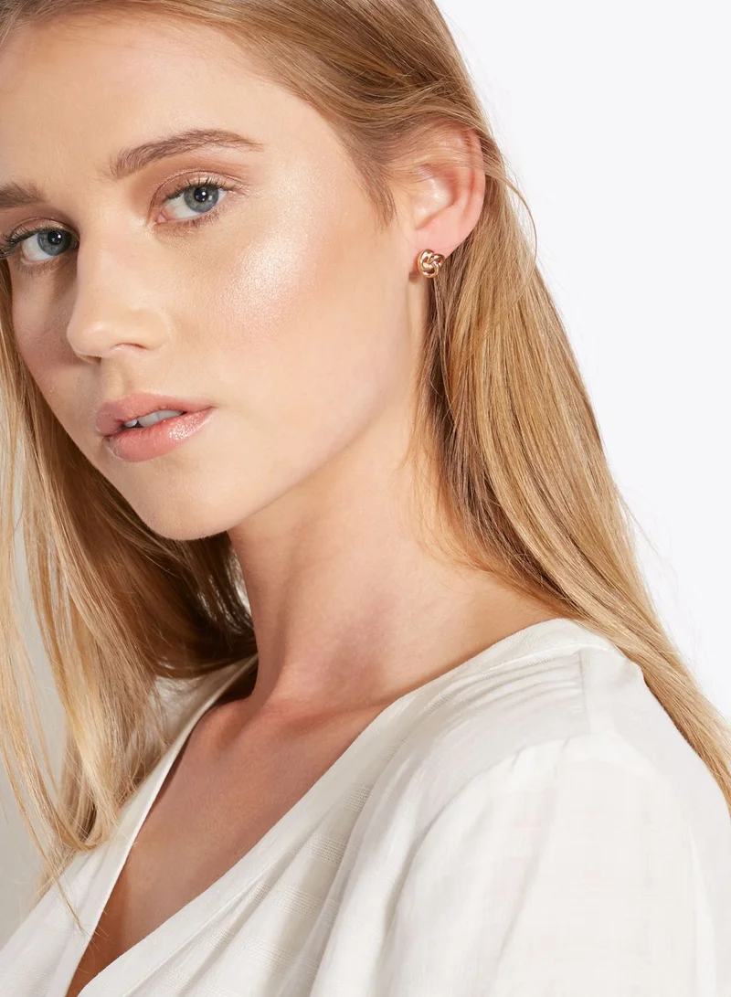 FOSSIL Knot Studs