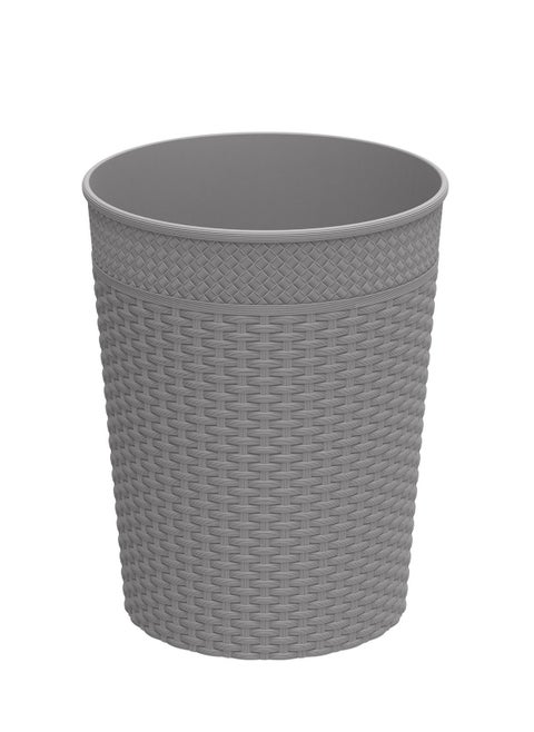 High Quality Sturdy And Durable Environmentally Friendly Long Lasting Rattan Basket Grey 10L