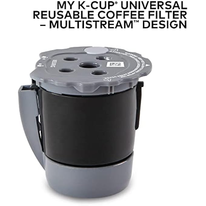 كاست ويف أكواب K قابلة لإعادة الاستخدام لـ KeuRig، فلتر قهوة قابل لإعادة الاستخدام لـ K Cup، كوب K واحد قابل لإعادة التعبئة لـ KeuRig، خالٍ من مادة BPA - Image 3