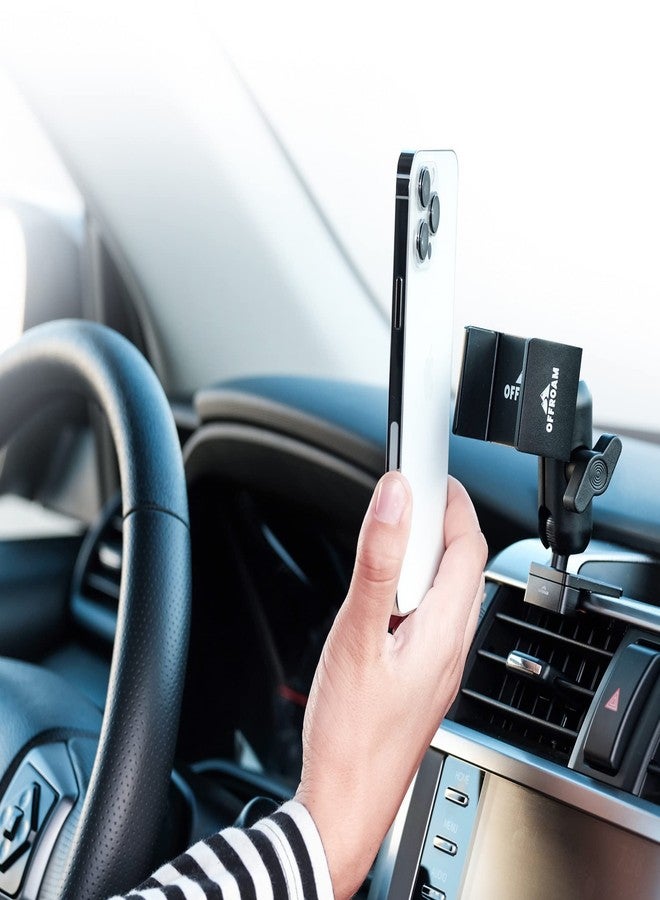Offroam Phone Mount Made for Toyota 4Runner 2010-2024, CNC-Machined Aluminium, Universal Spring Loaded Holder, 360-Degree Swivel, One-Hand Operation - Image 5