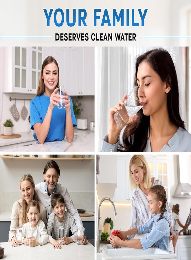 CFS - عبوة من 2 خراطيش فلتر مياه الرواسب متوافقة مع طرز GE FXUSC وGXWH01C وGXWH08C - تزيل الطعم والرائحة الكريهة - خرطوشة فلتر بديلة للمنزل بالكامل - 5 ميكرون - أبيض - Image 4