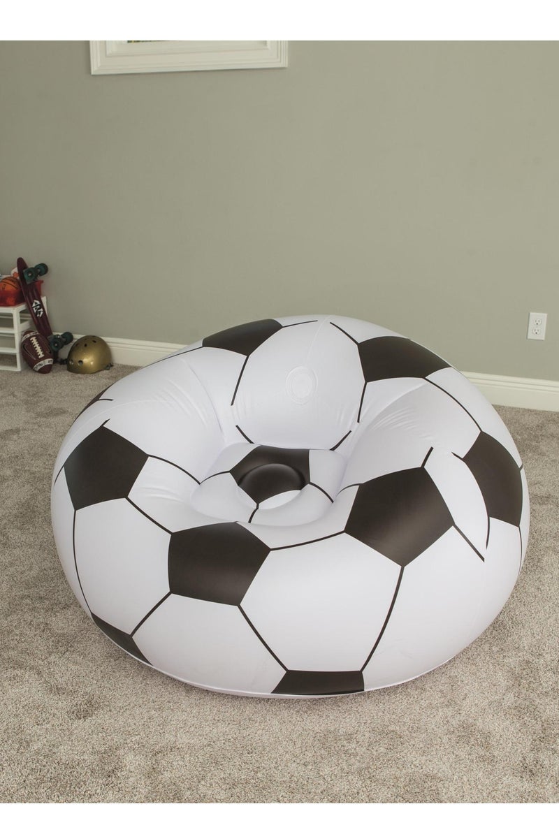 Bestway Bestway Soccerball Beanless Air Chair 114x112x66cm | Kids chair | Kiddie Lounge | Inflatable Chair for Indoor & Outdoor  - Image 3