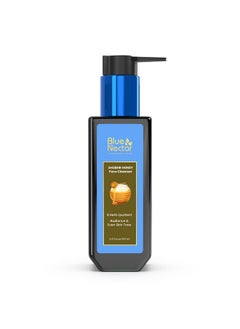Blue Nectar Ayurvedic Tan Removal Face Wash For Glowing Skin | Honey Aloe Vera Detan Face Wash For Dry Skin, Oily Skin And Combination Skin (8 Herbs, 100Ml)  - Image 1