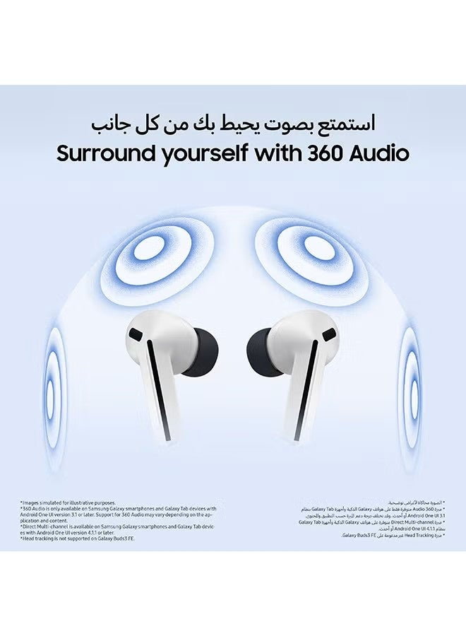 Samsung Galaxy Buds3 FE, Active Noise Cancellation - Black - Image 5