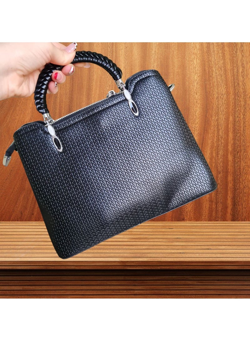 Women’s Elegant Leather Handbag – Stylish & Functional Shoulder Bag for Work and Everyday Use - Image 2