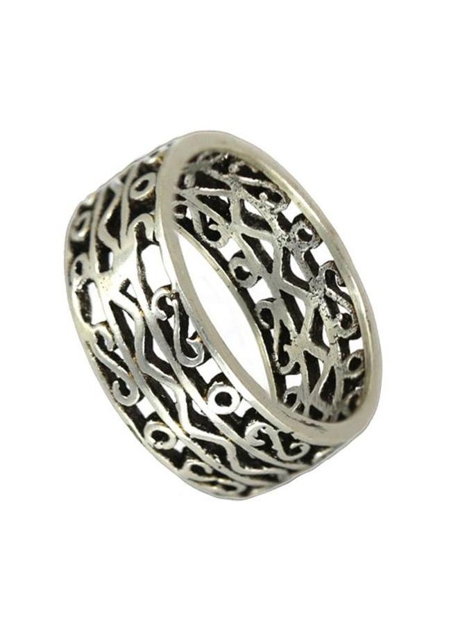 Priyaasi Elegant Men Brass Ring with pattern and secured with closure and styled in ideal for Western moments — a must-have for your statement wardrobe.  - Image 3