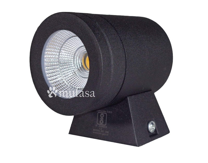 Mufasa 5 Watts LED Down Light Wall Light Indoor Outdoor Waterproof Lamp Modern Home Lighting Best for Entrance Gate Pillars Boundary Stairs Warm White, Aluminum (Pack of 1) - Image 2