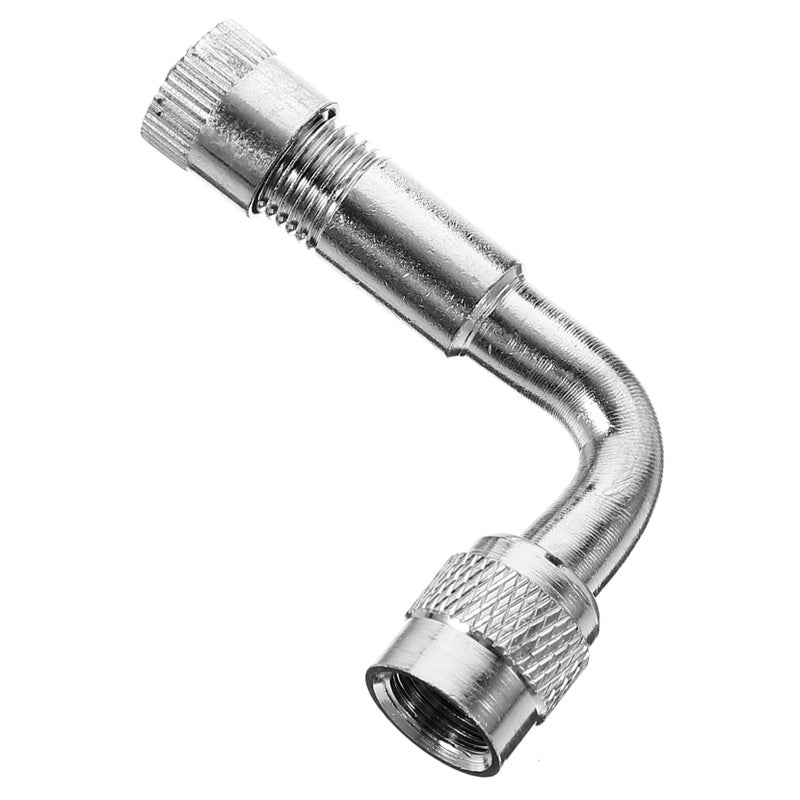 90 Degree Tire Valve Extension Rod Strong Metal Easy Install for Car Motorcycle Bike - Image 2