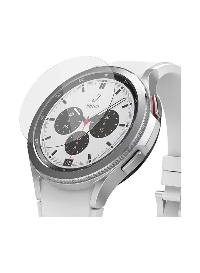 TWEGGON Tempered Glass Screen Protector For Samsung Galaxy Watch 4 Classic 46mm Clear  - Image 1