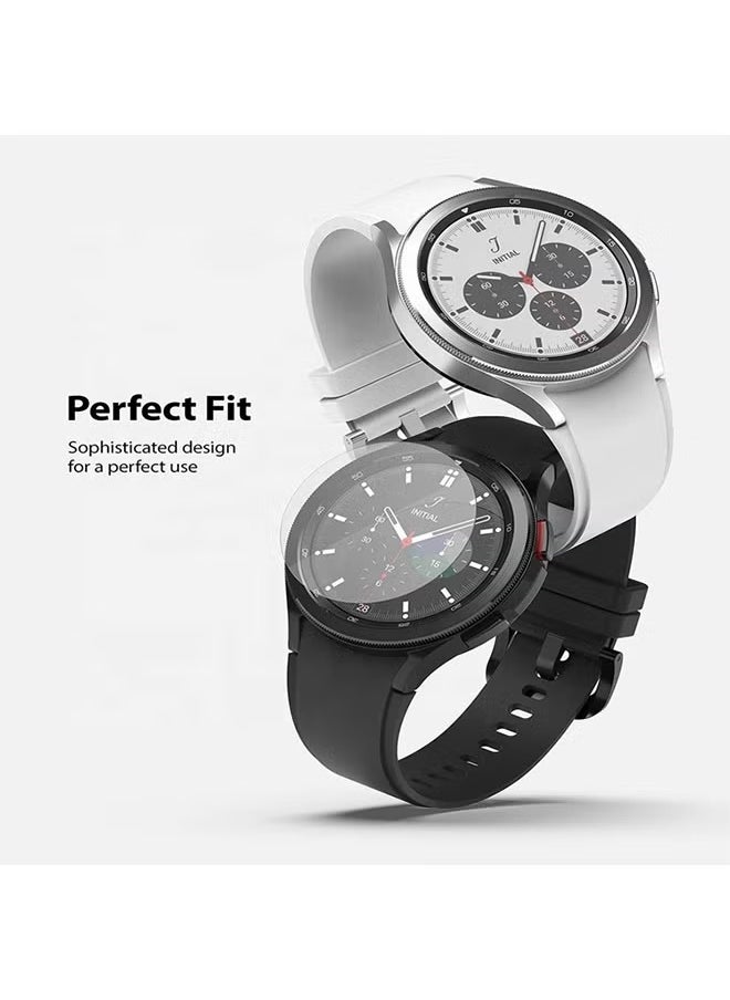 TWEGGON Tempered Glass Screen Protector For Samsung Galaxy Watch 4 Classic 46mm Clear  - Image 3