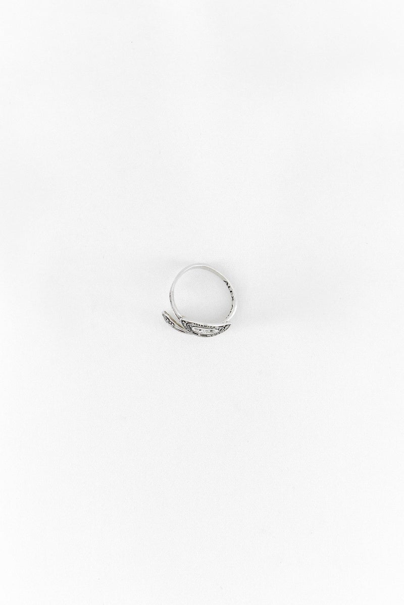 ALEX AND ANI Women Stainless Steel  Infusion Spoon Ring, Sliver - Image 2