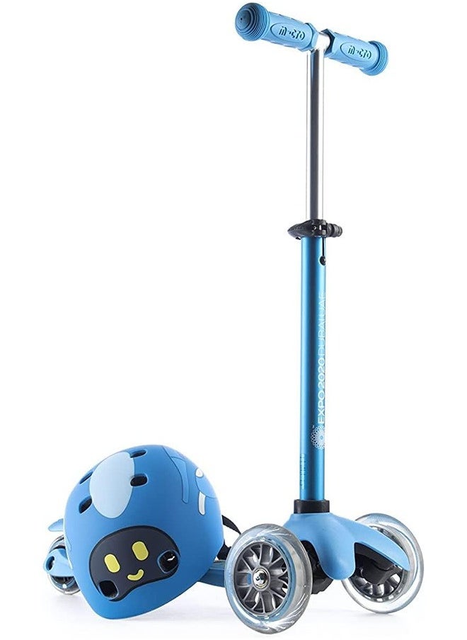 Micro - Micro Mobility Expo 2020 Dubai Mascots Mini Micro Scooter Blue | Mini Scooter | Scooters | Kids Scooter | Expo Scooter | Scooter for Kids | Scooter for Boys - Image 1