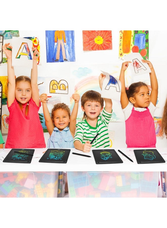 زهاو مجموعة من 20 لوحة كتابة LCD للأطفال، لوحة رسم شاشة قابلة لإعادة الاستخدام مقاس 8.5 بوصة، لوحة رسم قابلة للمسح، لعبة تعليمية للأطفال من سن 3 إلى 8 سنوات (أسود) - Image 3