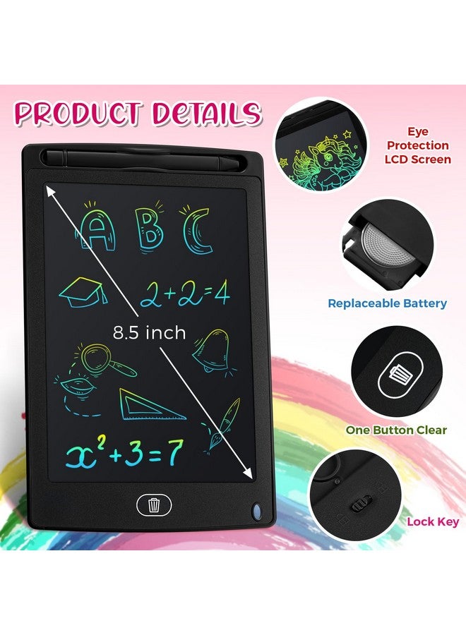 زهاو مجموعة من 20 لوحة كتابة LCD للأطفال، لوحة رسم شاشة قابلة لإعادة الاستخدام مقاس 8.5 بوصة، لوحة رسم قابلة للمسح، لعبة تعليمية للأطفال من سن 3 إلى 8 سنوات (أسود) - Image 2