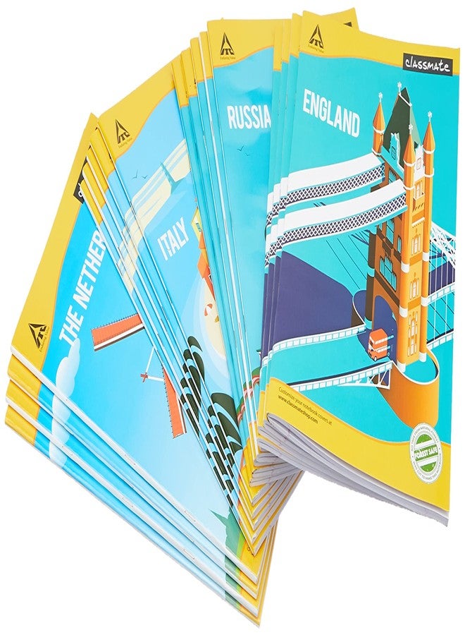 Classmate Long Book - Soft Cover, 92 Pages, 330x210mm, Single Line (Pack of 18) - Image 2