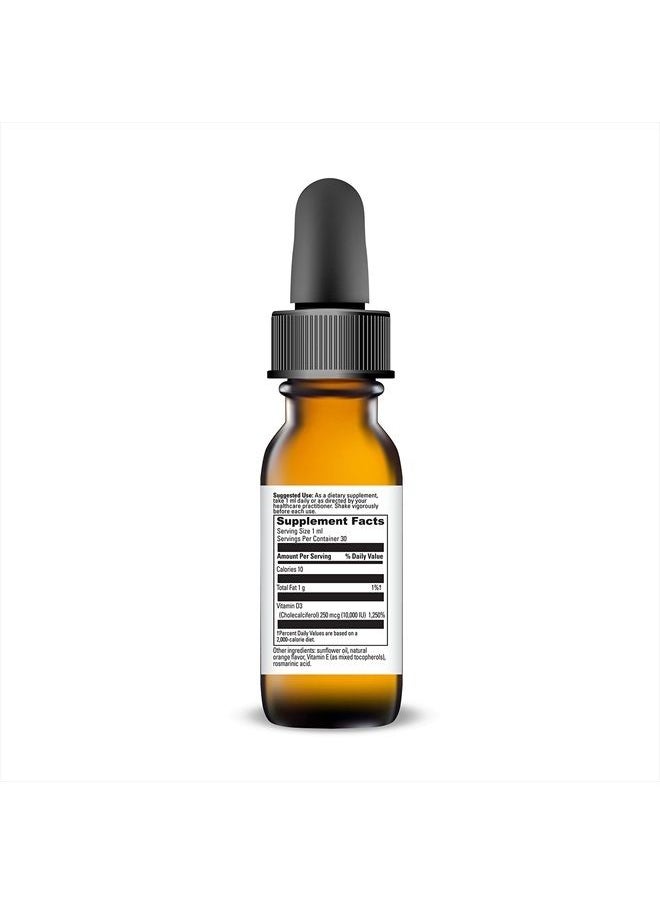 Davinci Labs Liquid Vitamin D3 10,000 IU - Dietary Supplement to Support Bone Health, Blood Pressure, Calcium Balance and Immune System* - with Vitamin D3 10,000 IU - Gluten-Free - Vegetarian - 30 ml  - Image 3